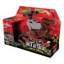 Figura - Dinossauro Rex Attack - Lança Míssil - Marron - Adijomar