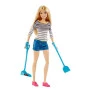 Conjunto e Boneca - Barbie Sisters e Pets - Passeio com Cachorrinho - Loira - Mattel