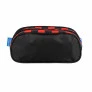 Estojo Infantil Escolar Duplo - Hot Wheels - Preto - Luxcel