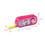 Estojo Infantil Escolar Duplo - Maria Clara e JP - Rosa - Clio Style