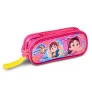 Estojo Infantil Escolar Duplo - Maria Clara e JP - Rosa - Clio Style