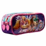 Estojo Infantil Escolar Duplo -  Patrulha Canina - Filme Superpoderoso Skye R2 - Xeryus