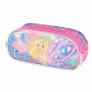 Estojo Infantil Escolar Triplo - Barbie Fada - Rosa - Luxcel
