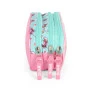 Estojo Infantil Escolar Triplo - Disney Stitch Scrump - Rosa - Luxcel