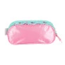 Estojo Infantil Escolar Triplo - Disney Stitch Scrump - Rosa - Luxcel