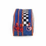 Estojo Infantil Escolar Triplo - Hot Wheels - Azul - Luxcel