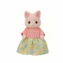 Figura - Sylvanian Families - Passeio de Bicicleta - Mãe Gato Primavera - Epoch Magia