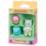 Figura com Acessório - Sylvanian Families - Bebê Gato Persa - Epoch Magia