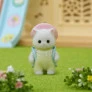 Figura com Acessório - Sylvanian Families - Bebê Gato Persa - Epoch Magia