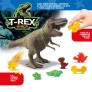 Figura com Massa de Modelar - Dinossauro - T-Rex Ataca - Divertoys