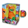 Figura de Vinil - Dinossauro - Baby Rex Bolinhas - Laranja - Adijomar