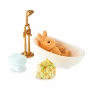Figura e Conjunto - Sylvanian Families - Banho - Menina Coelho Raio de Sol - Epoch Magia
