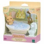 Figura e Conjunto - Sylvanian Families - Banho - Menina Coelho Raio de Sol - Epoch Magia
