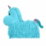 Figura Eletrônica - Adotados - Borrachinha - Unicórnio - Azul - Fun Divirta-se