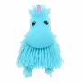 Figura Eletrônica - Adotados - Borrachinha - Unicórnio - Azul - Fun Divirta-se
