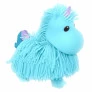Figura Eletrônica - Adotados - Borrachinha - Unicórnio - Azul - Fun Divirta-se