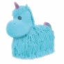 Figura Eletrônica - Adotados - Borrachinha - Unicórnio - Azul - Fun Divirta-se