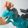 Figura Eletrônica - Robô - Thorn - O Dragão de Gelo - Polibrinq 