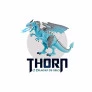 Figura Eletrônica - Robô - Thorn - O Dragão de Gelo - Polibrinq 