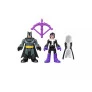 Bonecos Batman e Caçadora - DC Super Friends - Imaginext.