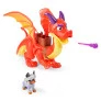 Figuras - Patrulha Canina Rescue Knights - Dragão Sparks e Claw - Sunny