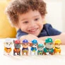 Figuras - Patrulha Canina Rubble Crew - 7 Personagens - Sunny