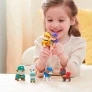 Figuras - Patrulha Canina Rubble Crew - 7 Personagens - Sunny