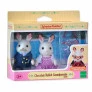 Figuras - Sylvanian Families - Avós Coelhos Chocolate - Epoch Magia