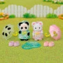 Figuras - Sylvanian Families - Caminhando na Chuva - Epoch Magia