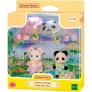 Figuras - Sylvanian Families - Caminhando na Chuva - Epoch Magia