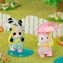 Figuras - Sylvanian Families - Caminhando na Chuva - Epoch Magia