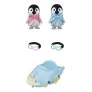 Figuras - Sylvanian Families - Carrinho dos Bebês Pinguins - Epoch Magia