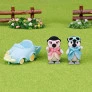 Figuras - Sylvanian Families - Carrinho dos Bebês Pinguins - Epoch Magia
