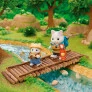 Figuras - Sylvanian Families - Exploração Animada Gatos de Leite - Epoch Magia