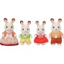 Figuras - Sylvanian Families - Família Coelhos Chocolate - Epoch Magia