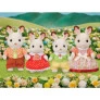 Figuras - Sylvanian Families - Família Coelhos Chocolate - Epoch Magia