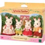 Figuras - Sylvanian Families - Família Coelhos Chocolate - Epoch Magia