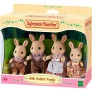 Figuras - Sylvanian Families - Família Coelhos Leite - Epoch Magia