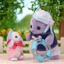 Figuras - Sylvanian Families - Família das Focas - Epoch Magia