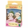 Figuras - Sylvanian Families - Gêmeos Coelho Floral - Epoch Magia