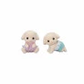 Figuras - Sylvanian Families - Gêmeos Coelho Floral - Epoch Magia