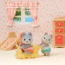 Figuras - Sylvanian Families - Gêmeos Huskys - Epoch Magia