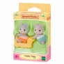 Figuras - Sylvanian Families - Gêmeos Huskys - Epoch Magia