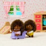 Figuras - Sylvanian Families - Gêmeos Porco Espinho - Epoch Magia