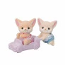 Figuras - Sylvanian Families - Gêmeos Raposas do Deserto - Epoch Magia