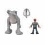 Figuras Articuladas - Jurassic World - Velociraptor Blue e Owen - Imaginext