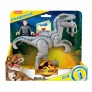 Figuras Articuladas - Jurassic World - Velociraptor Blue e Owen - Imaginext