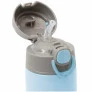Garrafa com Canudo - Aço Inox - Térmica - 400 ml - Gumy - Azul - Buba