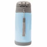 Garrafa com Canudo - Aço Inox - Térmica - 400 ml - Gumy - Azul - Buba