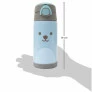 Garrafa com Canudo - Aço Inox - Térmica - 400 ml - Gumy - Azul - Buba